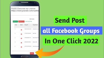 How to send post to all facebook groups just in one click 2022 || Share post to all fb groups