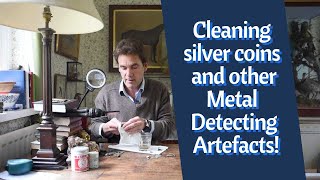 Cleaning Hammered Silver Coins and Metal Detecting 2020 Finds during Lockdown! Found by XPdeuslite.