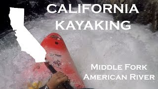 California Kayaking: Middle Fork American River at 1000 CFS