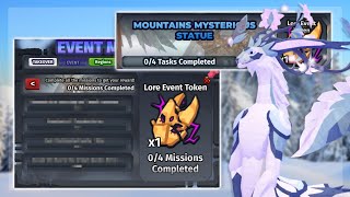 Lore Event // Mountains Mysterious Statue Missions!! || Creatures of Sonaria