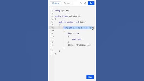 Continue Statement- kaashiv review - internship in chennai #kaashivinfotech #kaashivinfotechreviews