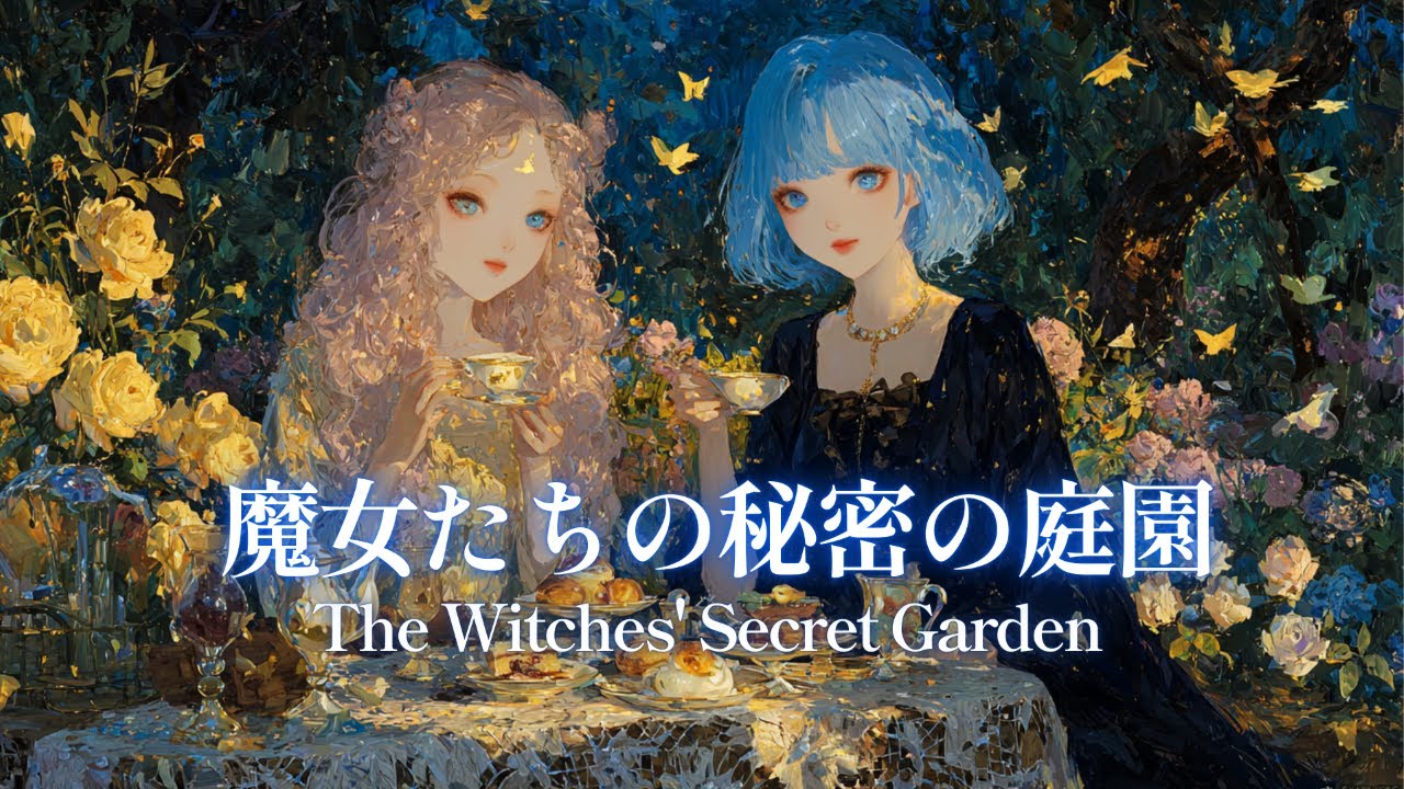 【異世界ケルト音楽/Celtic Music】魔女たちの秘密の庭園 -The Witches' Secret Garden-【作業用/幻想的/癒し/勉強用】