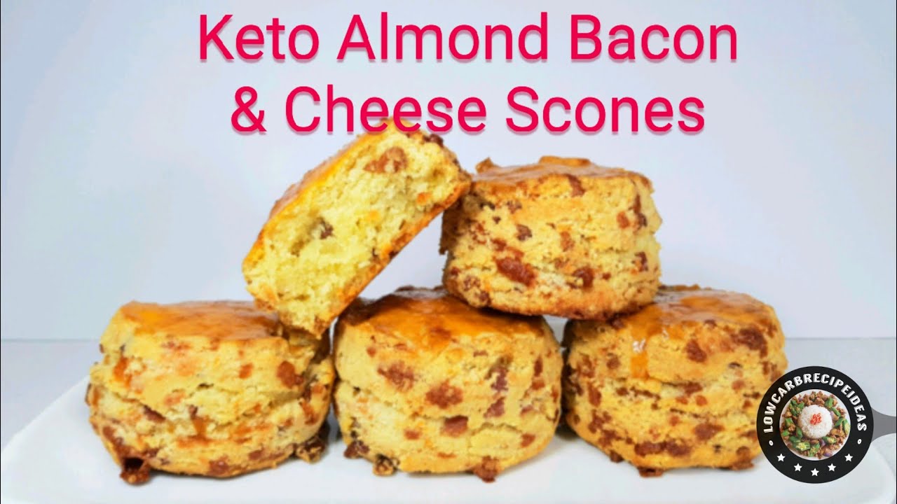 HOW TO MAKE KETO ALMOND BACON & CHEESE SCONES BUTTERY, FLAKY