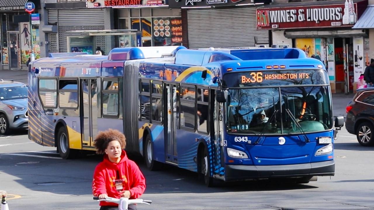 NYCT Bus: 2025 New Flyer XD60 #6343 on the Bx36 at Tremont Avenue