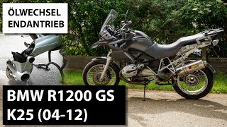 Ölwechsel am Endantrieb bei der BMW R1200 GS K25 - So kannst du ihn selbst machen.