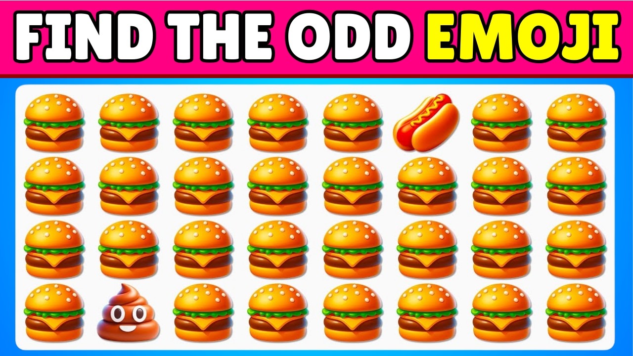 Find the ODD One Out | Emoji Quiz | Easy, Medium, Hard, Impossible | Quiz Find