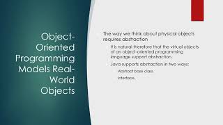 Java Object Oriented Part 1 Version 2