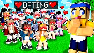 30 vs 1 SNAPCHAT Dating App in Minecraft!