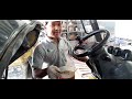Service Forklift komatsu FD35 ganti oil transmission