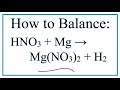 Balancing Chemical Reactions and Equations