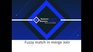 Fuzzy Match in Merge Join Power BI Power Query