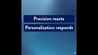 Precision reacts. Personalization responds. Neither shows up before it matters.