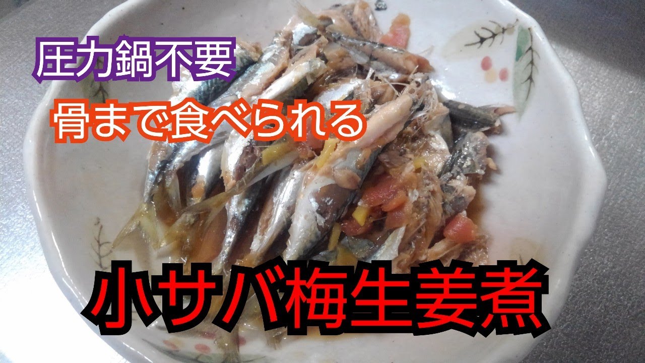 魚料理 小サバの梅生姜煮 Youtube