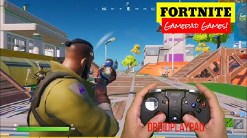 FORTNITE GAMEPAD GAMEPLAY ON MOBILE | ANDROID GAMEPAD SUPPORTED GAMES