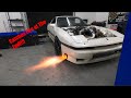 LS Swapped Supra catches fire and almost burns down after Dyno tune!!