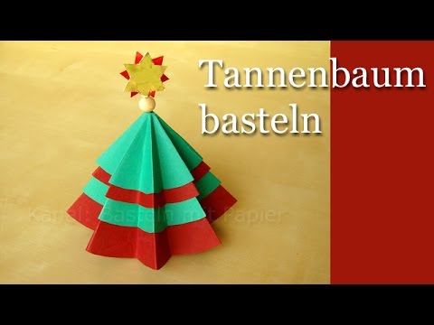 Weihnachtsdeko Basteln Weihnachtsbaum Basteln Fur Weihnachten 3d Deko Youtube