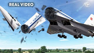 Disintegrating in MidAir | Deadly Competition Between Concorde and Tupolev (With Real Video)