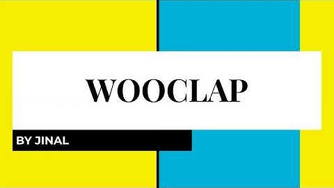 HOW TO USE WOOCLAP?