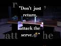 Mastering the BH receive to dominate the rally. #tabletennis #pingpong #smash #rally #backhand