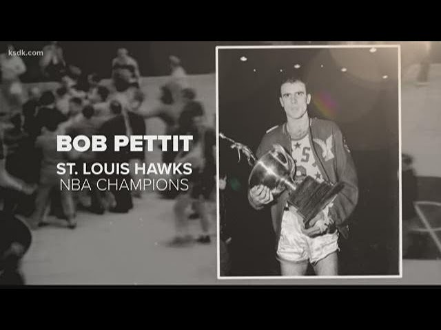 Bob Pettit.St. Louis Hawks Basketball