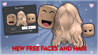 AMAZING GET THESE 17+ NEW FREE HAIRS/FREE FACES/FREE ITEMS /JUST RELEASED IN ROBLOX OMG!