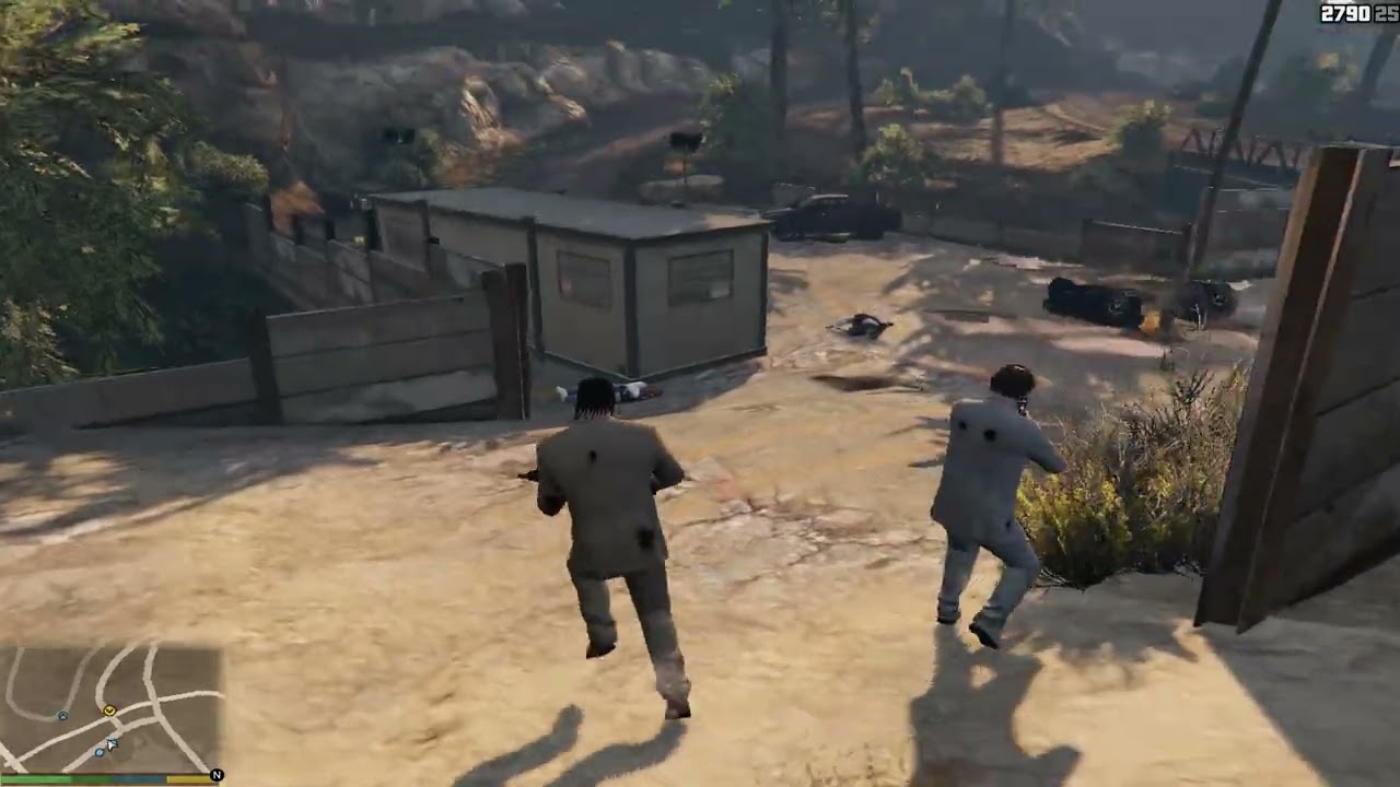 Grand Theft Auto V-Ламар в беде.