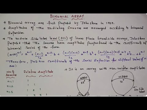 Binomial Array.