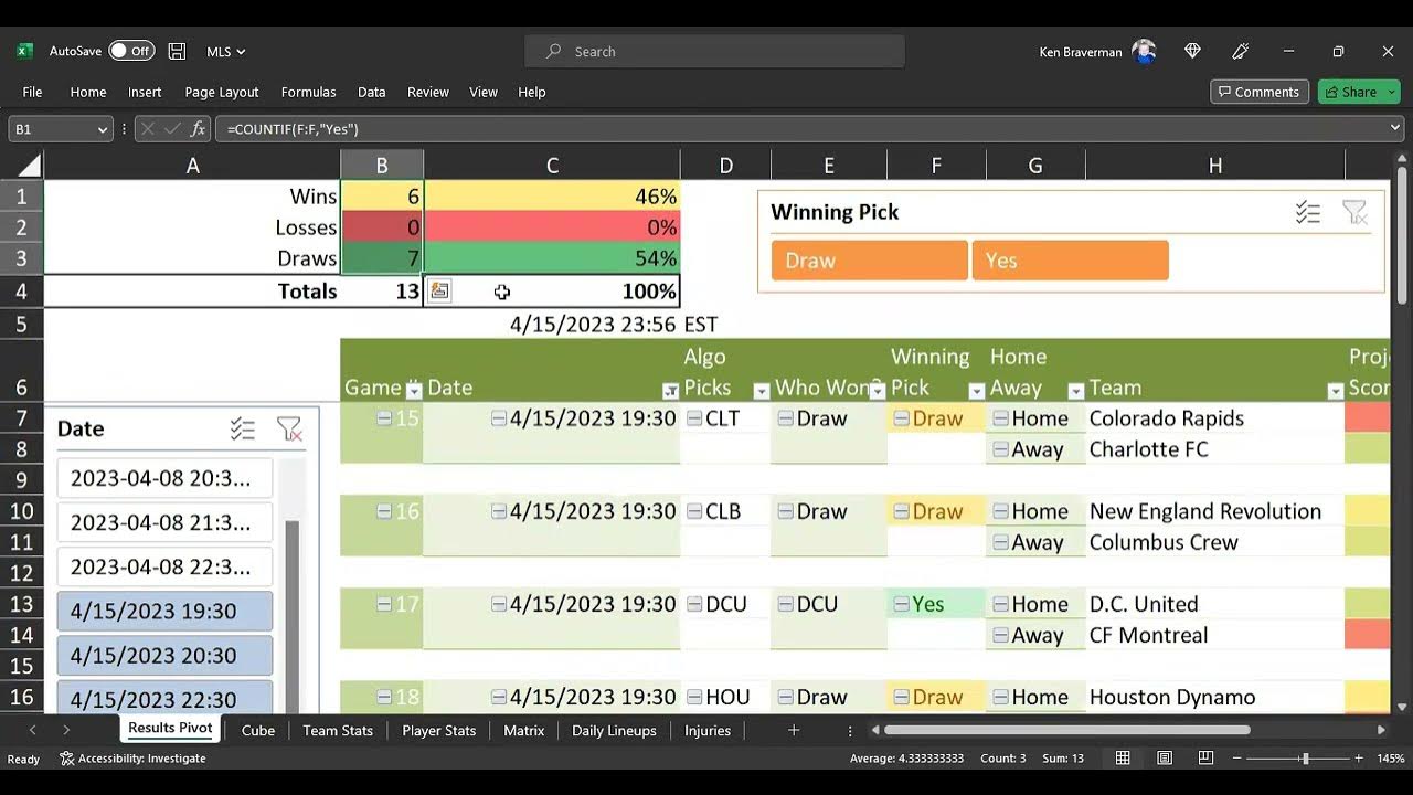 MLB and MLS Algorithm update 4 16 23 YouTube