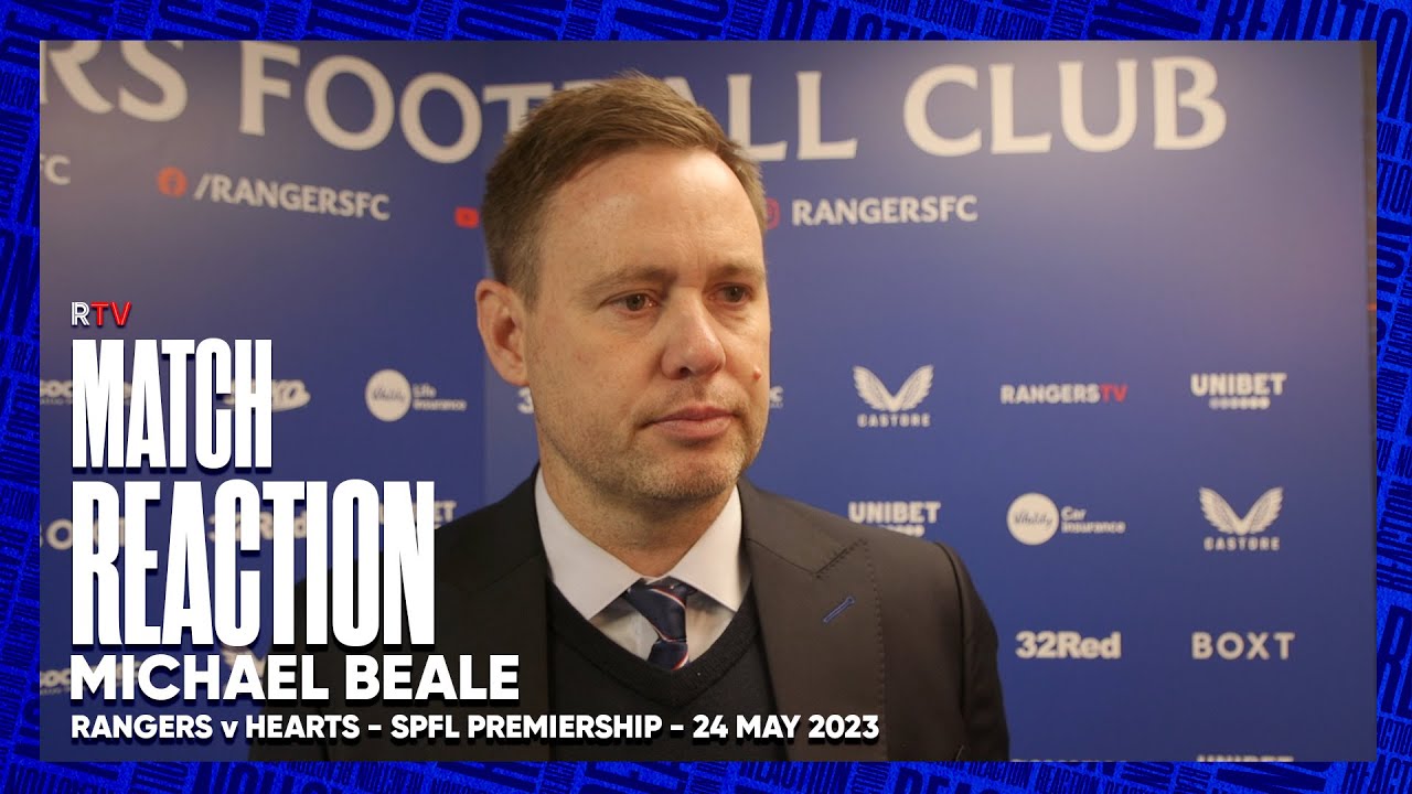 REACTION | Michael Beale | Rangers 2-2 Hearts