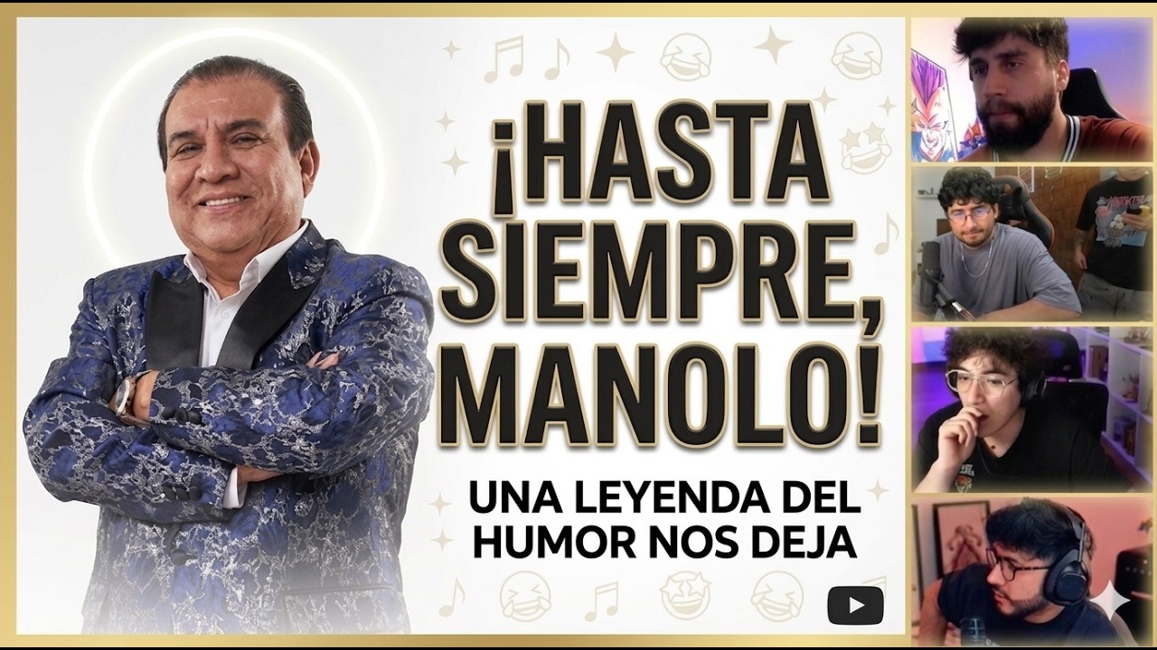 Manolo Streamer ¡CONMOCIÓN TOTAL! 😱 Streamers Reaccionan al Fallecimiento de Manolo ...