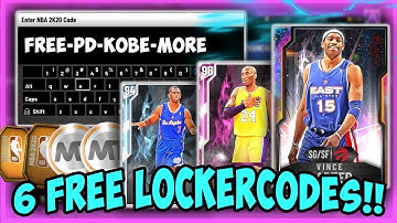 NBA2K20 - 6 FREE ACTIVE LOCKERCODES TO USE!!! CHANCE AT OPALS, FREE PDS+FREE TOKENS AND MT!!!