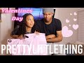 MY BROTHER RATES MY PRETTY LITTLE THING VALENTINES DAY OUTFITS | HE IS SO RUDE !!!!