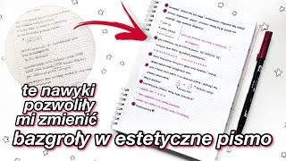 Proste nawyki, dzięki którym zmieniłam swój charakter pisma 🖋️ ty też możesz! 🔥 #backtoschool