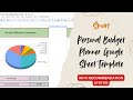 Personal Budget Planner Google Sheet with Expanse Tracking, Monthly Budget Planning, Transactions..
