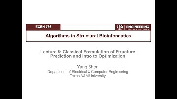 From Bioinformatics to AI: 5. Classical Formulation of Protein Structure Prediction. Optimization.