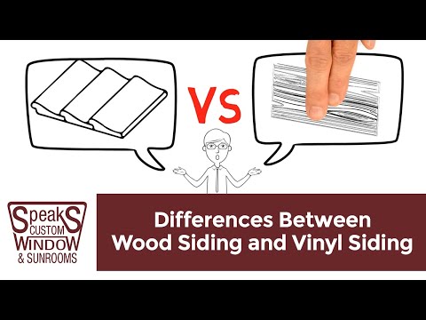 Differences Between Wood Siding and Vinyl Siding - Speaks Custom Window & Sunrooms