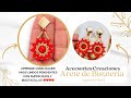 Cómo hacer aretes de bisutería? Aretes  bonitos y sencillos con mostacillas y súper duos.