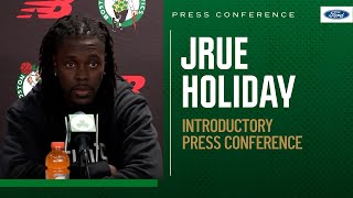 PRESS CONFERENCE: Boston Celtics introduce Jrue Holiday
