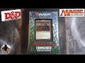 Dungeons et Dragons : ouverture du deck commander Aura de Courage de @Magic: The Gathering