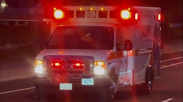 AMR Ambulance 471 ( MED471 ) Responding code 3 to a Medical Emergency!