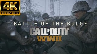 Battle Of The Bulge | Immersive Realistic ULTRA Graphics Gameplay[4K 60FPS HDR]Call of Duty