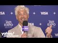 Patrick Dempsey takes Yahoo mic, interviews Ellen Pompeo