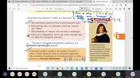 20210527 KSSM Additional Mathematics Form 5: PROBABILITY DISTRIBUTION