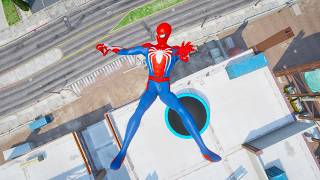 Spiderman Crazy Jumpsfalls Gta 5 Spider-Man Fails