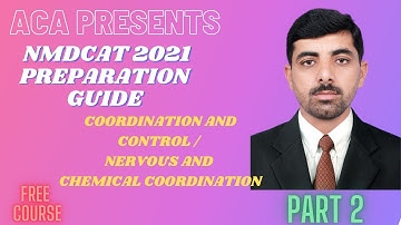 NMDCAT 2021 Preparation Guide | Biology | COORDINATION AND CONTROL / NERVOUS & CHEMICAL COORDINATION
