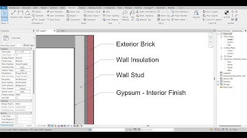 Create wall types in Revit | Create a new multi-layer wall type | Add materials to layers in Revit