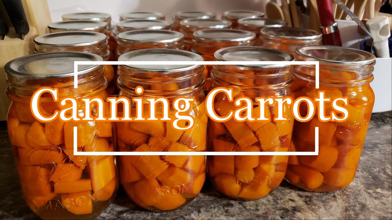 Canning Carrots Raw Pack YouTube