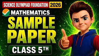 Famous IMO Grade 5 | International Math Olympiad 2026-27 | IMO class 5 Sample Papers | SOF IMO 2026-27 Wealth