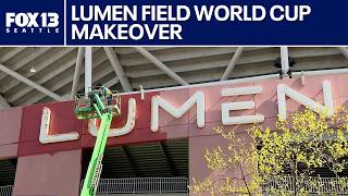 Lumen Field gets fresh paint job ahead of FIFA World Cup | FOX 13 Seattle
