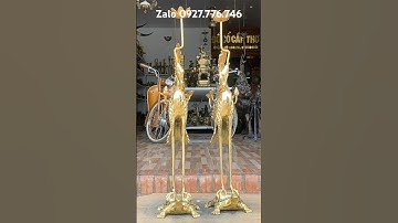 Cặp hạc đạp rùa #đồđồngnguyễnnghi #phongthuy #đồđồngxưa #đồđồngnguyễnnghi #đồcổ